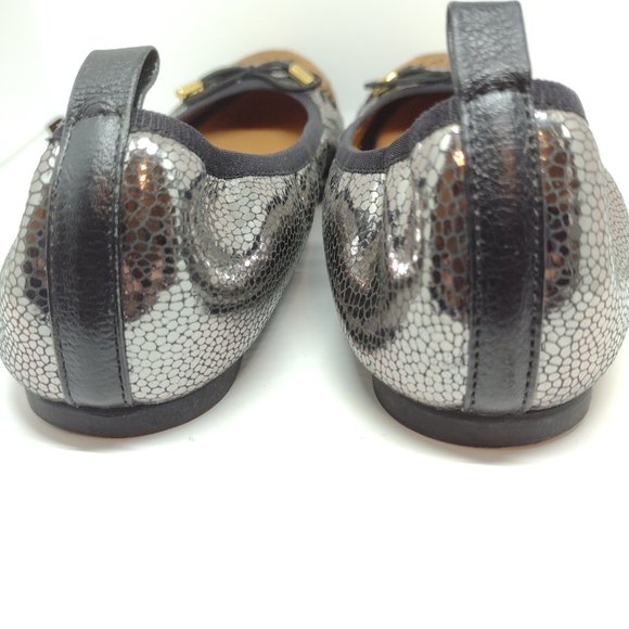 Owl (Wisdom) Vida Leather Embroidered Ballet Slippers Size 7 - Picture 6 of 14